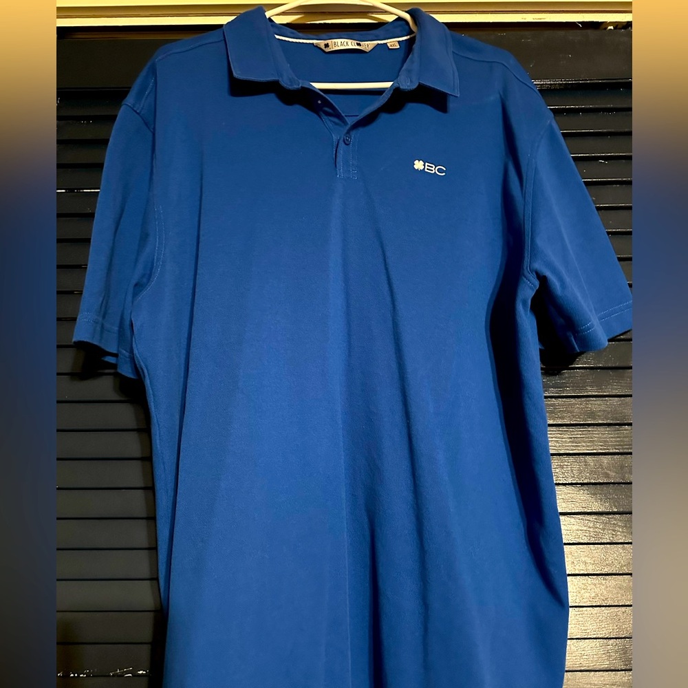 Black clover golf polo